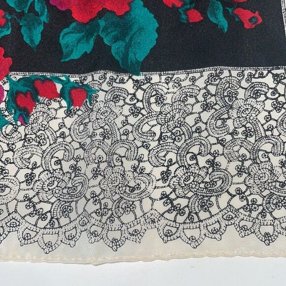 Vintage NWT Liz Claiborne 100% Silk Handkerchief made in Japan - Picture 2 of 5